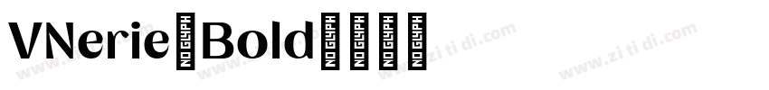 VNerie Bold字体转换